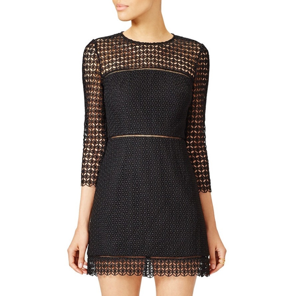 NEW Cynthia Rowley Geo Lace Sheath Dress